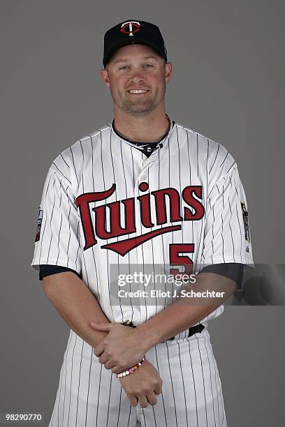 Michael Cuddyer of the Minnesota Twins poses during Photo Day on Monday, March 1, 2010 at Hammond Stadium in Fort Myers, Florida.