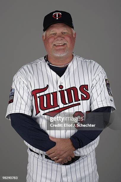 Ron Gardenhire, Manager of the Minnesota Twins poses during Photo Day on Monday, March 1, 2010 at Hammond Stadium in Fort Myers, Florida.