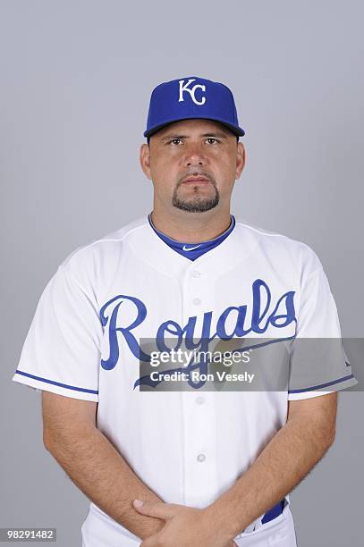 Jorge Campillo of the Kansas City Royals poses during Photo Day on Friday, February 26, 2010 at Surprise Stadium in Surprise, Arizona.