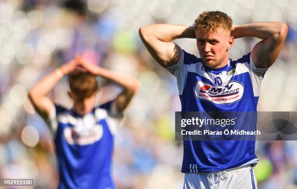 Dublin , Ireland - 24 June 2018; Alan Farrell of Laois dejected after the Leinster GAA Football Senior Championship Final match between Dublin and...