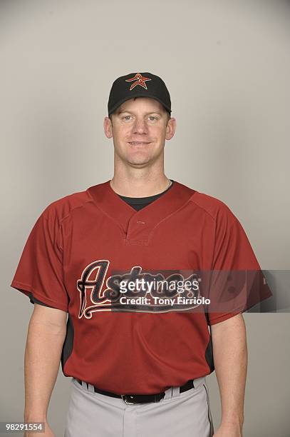 Roy Oswalt of the Houston Astros poses during Photo Day on Thursday, February 25, 2010 at Osceola County Stadium in Kissimmee, Florida.