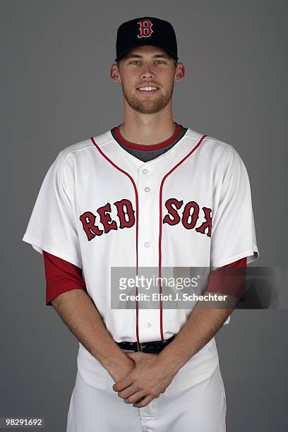 Daniel Bard of the Boston Red Sox poses during Photo Day on Sunday, February 28, 2010 at City of Palms Park in Fort Myers, Florida.