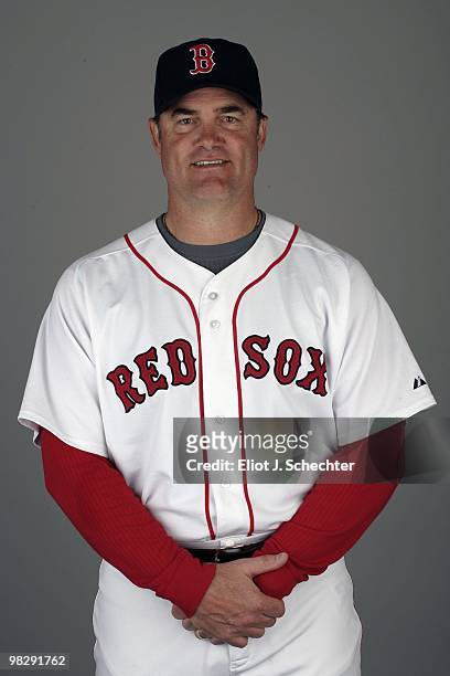 John Farrell, Pitching Coach of the Boston Red Sox poses during Photo Day on Sunday, February 28, 2010 at City of Palms Park in Fort Myers, Florida.