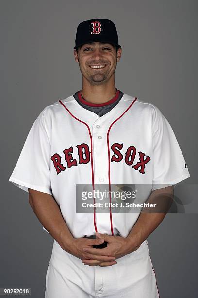 Mark Wagner the Boston Red Sox poses during Photo Day on Sunday, February 28, 2010 at City of Palms Park in Fort Myers, Florida.