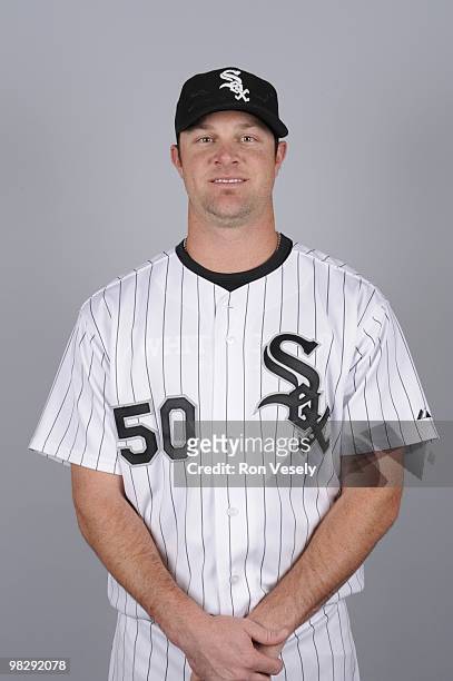 John Danks of the Chicago White Sox poses during Photo Day on Sunday, February 28, 2010 at Camelback Ranch in Glendale, Arizona.