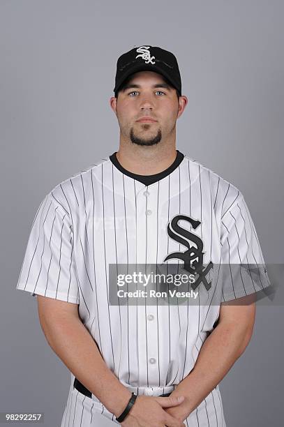 Brian Omogrosso of the Chicago White Sox poses during Photo Day on Sunday, February 28, 2010 at Camelback Ranch in Glendale, Arizona.