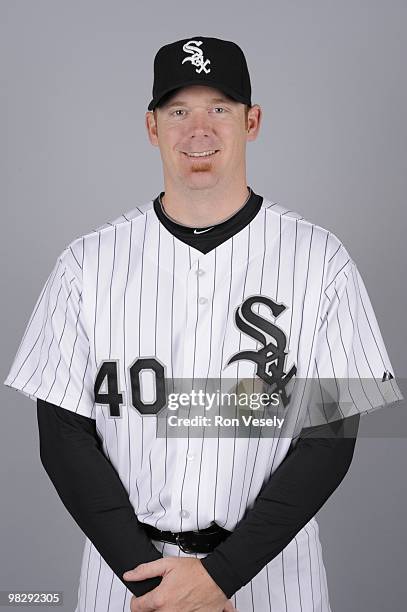 Putz of the Chicago White Sox poses during Photo Day on Sunday, February 28, 2010 at Camelback Ranch in Glendale, Arizona.