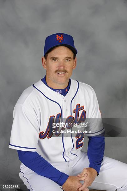 Howard Johnson of the New York Mets poses during Photo Day on Saturday, February 27, 2010 at Tradition Field in Port St. Lucie, Florida.