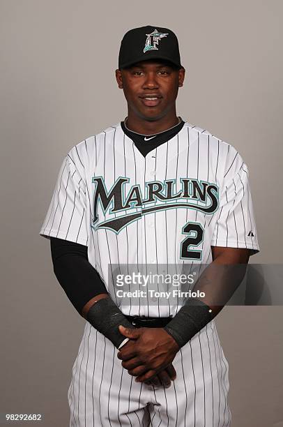 Hanley Ramirez of the Florida Marlins poses during Photo Day on Sunday, March 2, 2010 at Roger Dean Stadium in Jupiter, Florida.