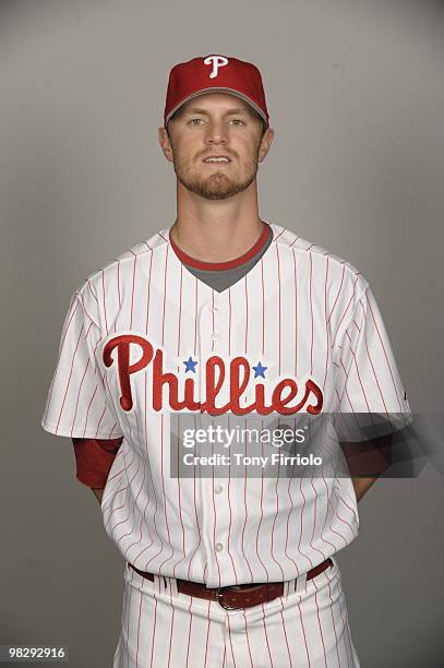Kyle Kendrick of the Philadelphia Phillies poses during Photo Day on Wednesday, February 24 at Bright House Networks Field in Clearwater, Florida.