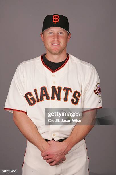 Todd Wellemyer # of the San Francisco Giants poses during Photo Day on Sunday, February 28, 2010 at Scottsdale Stadium in Scottsdale, Arizona.