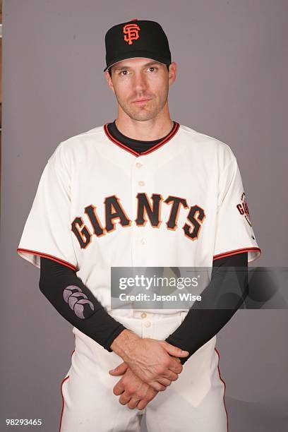 Barry Zito of the San Francisco Giants poses during Photo Day on Sunday, February 28, 2010 at Scottsdale Stadium in Scottsdale, Arizona.