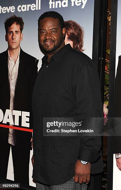 Actor Grizz Chapman attends the premiere of "Date Night" at Ziegfeld Theatre on April 6, 2010 in New York City.