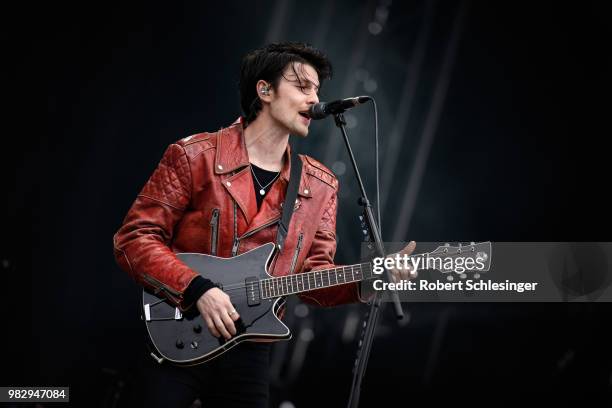 James Bay during the third day of the Hurricane festival on June 24, 2018 in Scheessel, Germany.