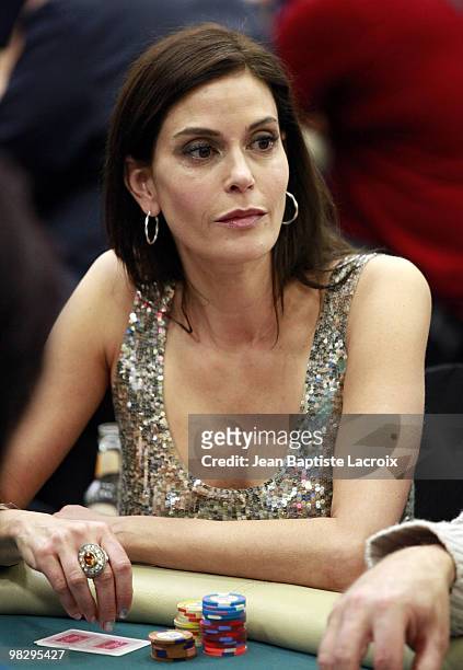 Teri Hatcher attends the 8th Annual World Poker Tour Invitational at Commerce Casino on February 20, 2010 in City of Commerce, California.