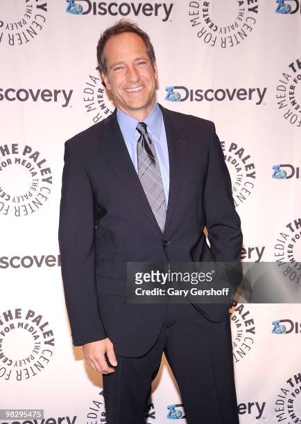 Personality Mike Rowe attends the Paley Center for Media's 2010 gala at Cipriani 42nd Street on April 6, 2010 in New York City.
