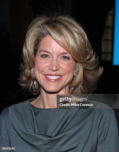 Newscaster Paula Zahn attends the Paley Center for Media's 2010 gala at Cipriani 42nd Street on April 6, 2010 in New York City.