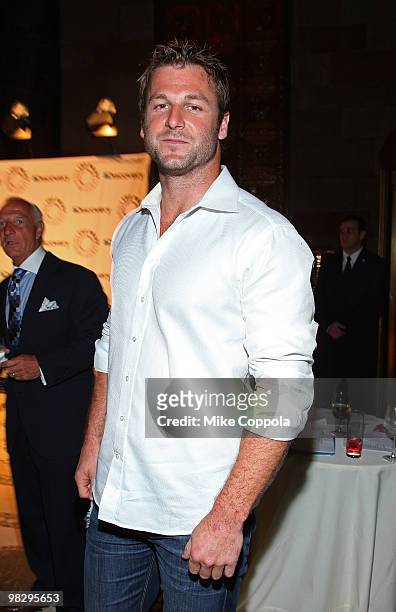 Television personality and animal trainer Dave Salmoni attends the Paley Center for Media's 2010 gala at Cipriani 42nd Street on April 6, 2010 in New...