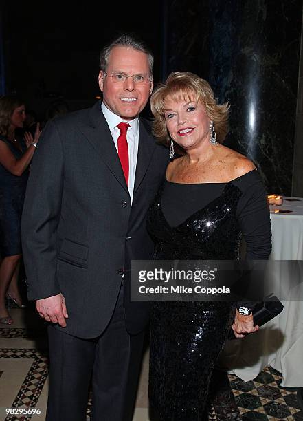 President and CEO of Discovery Communications David M. Zaslav , and President and CEO of Paley Center for Media Pat Mitchell attend the Paley Center...