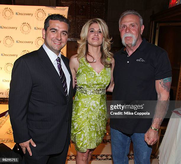 Star of television reality show "Cake Boss" Buddy Valastro, Lisa Valastro and founder of Orange County Choppers Paul Teutul Sr. Attend the Paley...