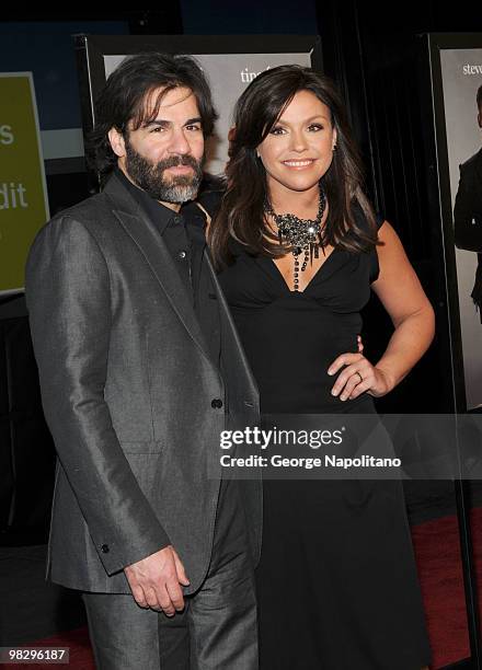 John Cusimano and Rachael Ray attends the premiere of "Date Night" at Ziegfeld Theatre on April 6, 2010 in New York City.