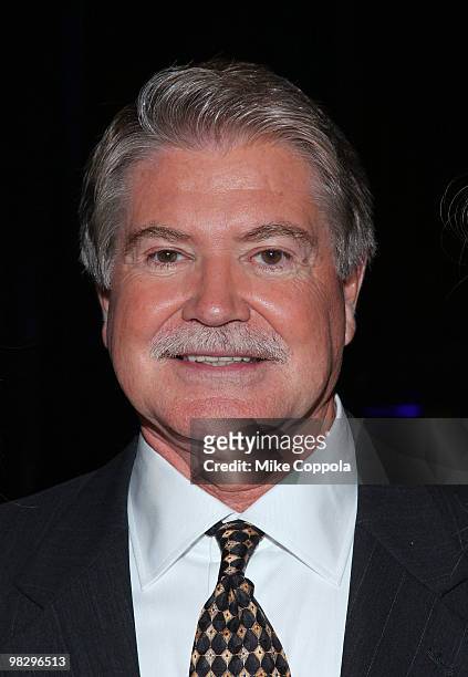 Founder and chairman of Discovery Communications John Hendricks attends the Paley Center for Media's 2010 gala at Cipriani 42nd Street on April 6,...