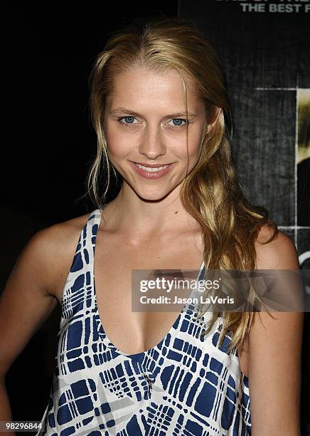 Actress Teresa Palmer attends the premiere of "The Square" at the Landmark Theater on April 5, 2010 in Los Angeles, California.