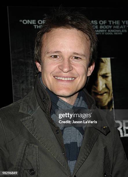 Actor Damon Herriman attends the premiere of "The Square" at the Landmark Theater on April 5, 2010 in Los Angeles, California.