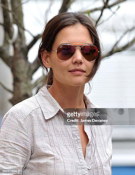 Katie Holmes seen on location for "Son of No One" on April 6, 2010 in the borough of Queens in New York City.