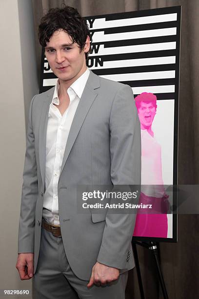 Actor Benjamin Walker attends the opening night party for "Bloody Bloody Andrew Jackson" at The Union Square Ballroom on April 6, 2010 in New York...