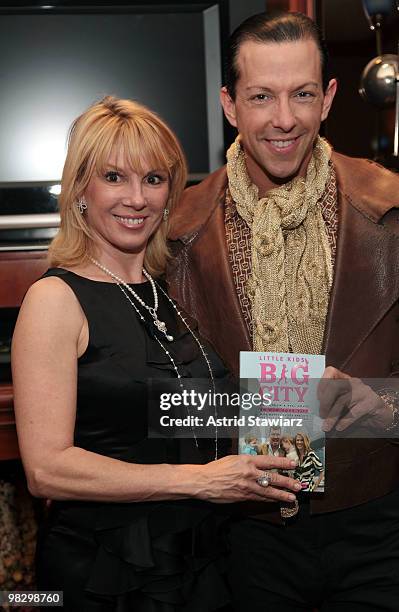 Ramona Singer and Derek Warburton pose for photos at the book launch for Alex McCord & Simon Van Kempen's "Little Kids, Big City: Tales From a Real...