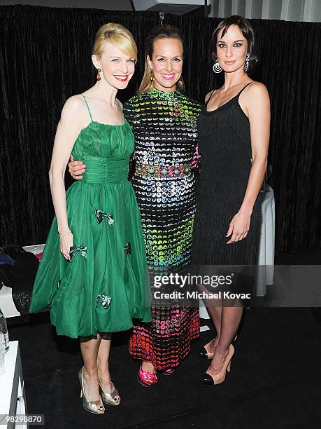 Actresses Kathryn Morris, Melora Hardin, and Sarah Wayne Callies attend The Buzz Girls Timeless Style Fashion Show Benefit at The Mark on April 6,...