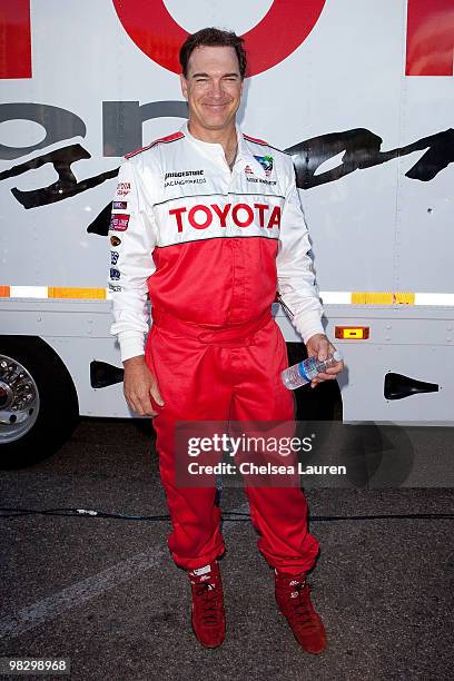 Actor Patrick Warburton attends the Toyota Pro Celebrity Race press day on April 6, 2010 in Long Beach, California.