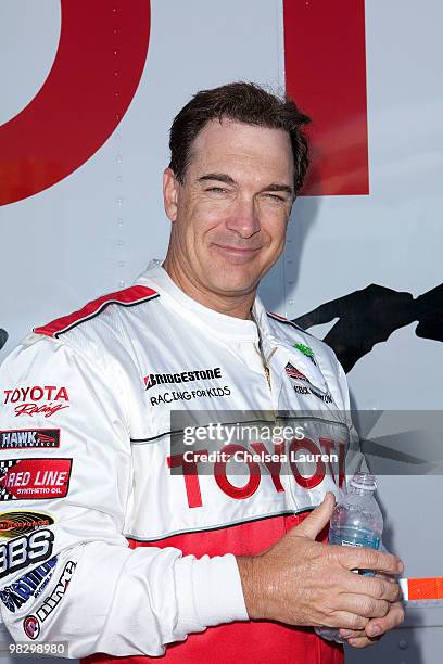 Actor Patrick Warburton attends the Toyota Pro Celebrity Race press day on April 6, 2010 in Long Beach, California.