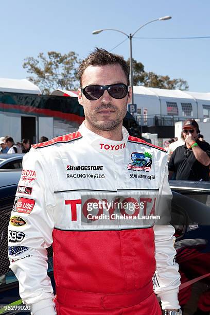 Actor Brian Austin Green attends the Toyota Pro Celebrity Race press day on April 6, 2010 in Long Beach, California.