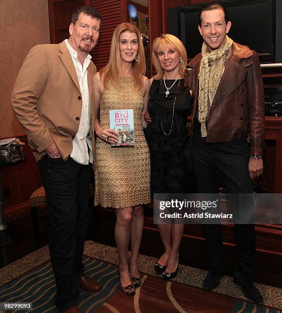 Simon Van Kempen, Alex McCord, Ramona Singer and Derek Warburton pose for photos at the book launch for Alex McCord & Simon Van Kempen's "Little...