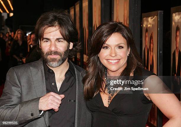 John Cusimano and Rachael Ray attend the premiere of "Date Night" at Ziegfeld Theatre on April 6, 2010 in New York City.