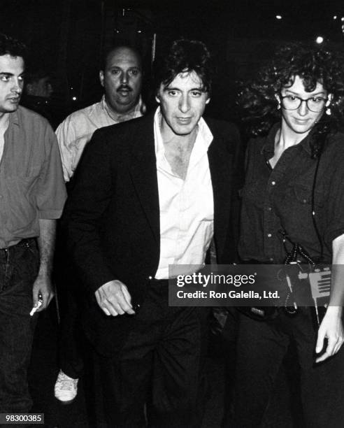 Al Pacino Sighting September 10 1988 Photos and Premium High Res