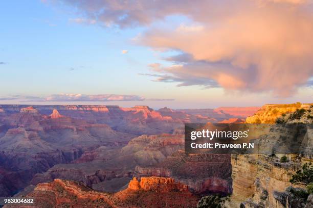 view from hopi point - grand canyon national park stock pictures, royalty-free photos & images