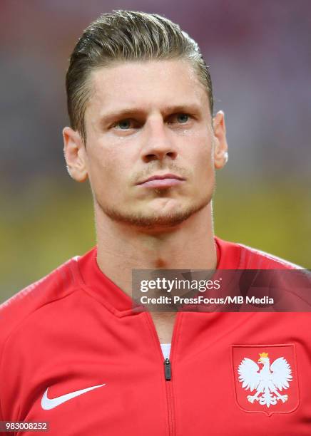 Lukasz Piszczek of Poland during the 2018 FIFA World Cup Russia group H match between Poland and Colombia at Kazan Arena on June 24, 2018 in Kazan,...