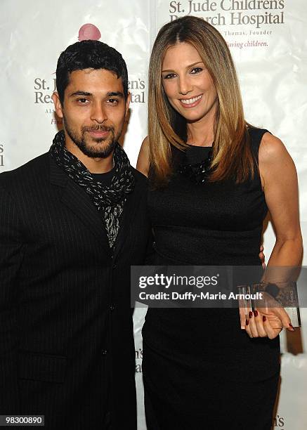 Actor Wilmer Valderrama and model/actress Daisy Fuentes attend The Inaugural St Jude's Estralla Por La Vida Gala at Club Nokia on April 6, 2010 in...