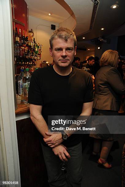 Mark Haddon attends the afterparty of Opening Night Polar Bears at the Donmar theatre on April 6, 2010 in London, England.