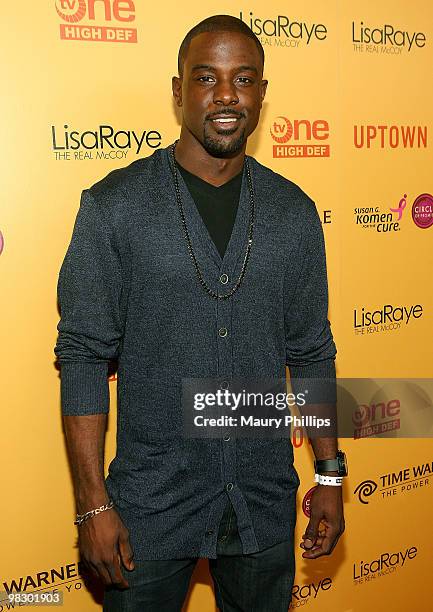 Actor Lance Gross arrives at "LisaRaye: The Real McCoy" Premiere Screening Launch Party at The Standard Hotel on April 6, 2010 in Los Angeles,...