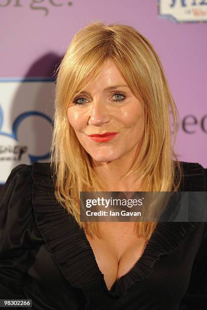 Michelle Collins attends the 'Wizards of Waverly Place' fashion show at One Marylebone Road on April 7, 2010 in London, England.
