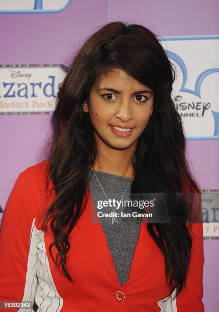 Konnie Huq attends the 'Wizards of Waverly Place' fashion show at One Marylebone Road on April 7, 2010 in London, England.