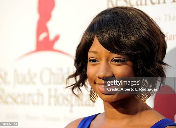 Actress Monique Coleman arrives at the inaugural St. Jude Children's Hospital's "Estrellas Por La Vida" gala on April 6, 2010 in Los Angeles,...