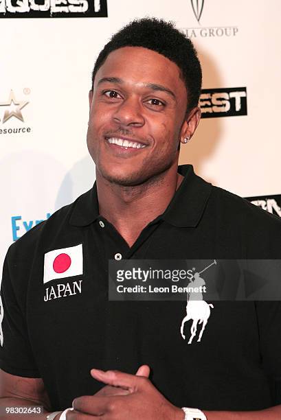 Pooch Hall arrives at Boulevard3 on April 6, 2010 in Hollywood, California.