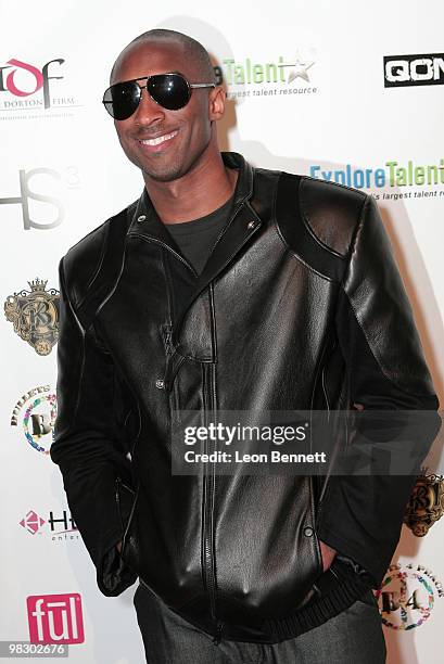 Kobe Byrant arrives at Boulevard3 on April 6, 2010 in Hollywood, California.