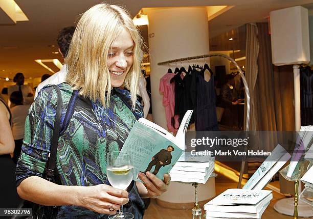 Actoress Chloe Sevigny attends the book party for Derek Blasberg's Classy at Barneys New York on April 6, 2010 in New York City.