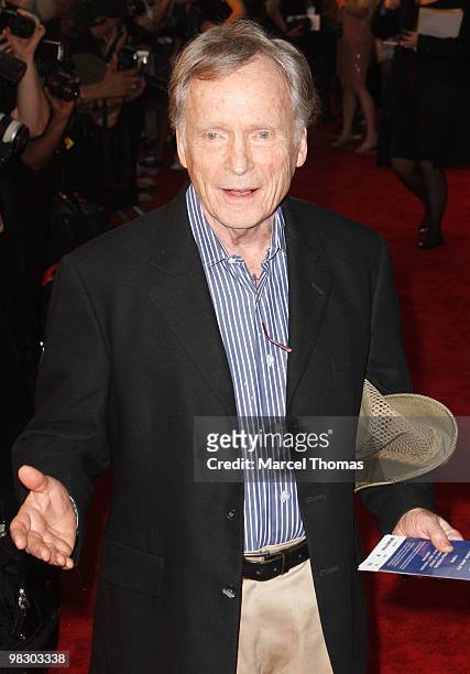 Dick Cavett attends the premiere of "Date Night" at the Ziegfeld theater on April 6, 2010 in New York, New York.